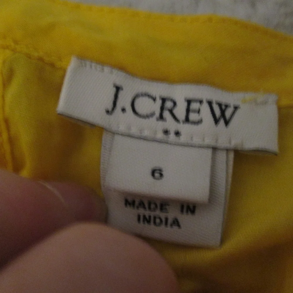 Cotton Embroidered Smocked Peasant Top J. Crew Factory - Picture 4 of 5